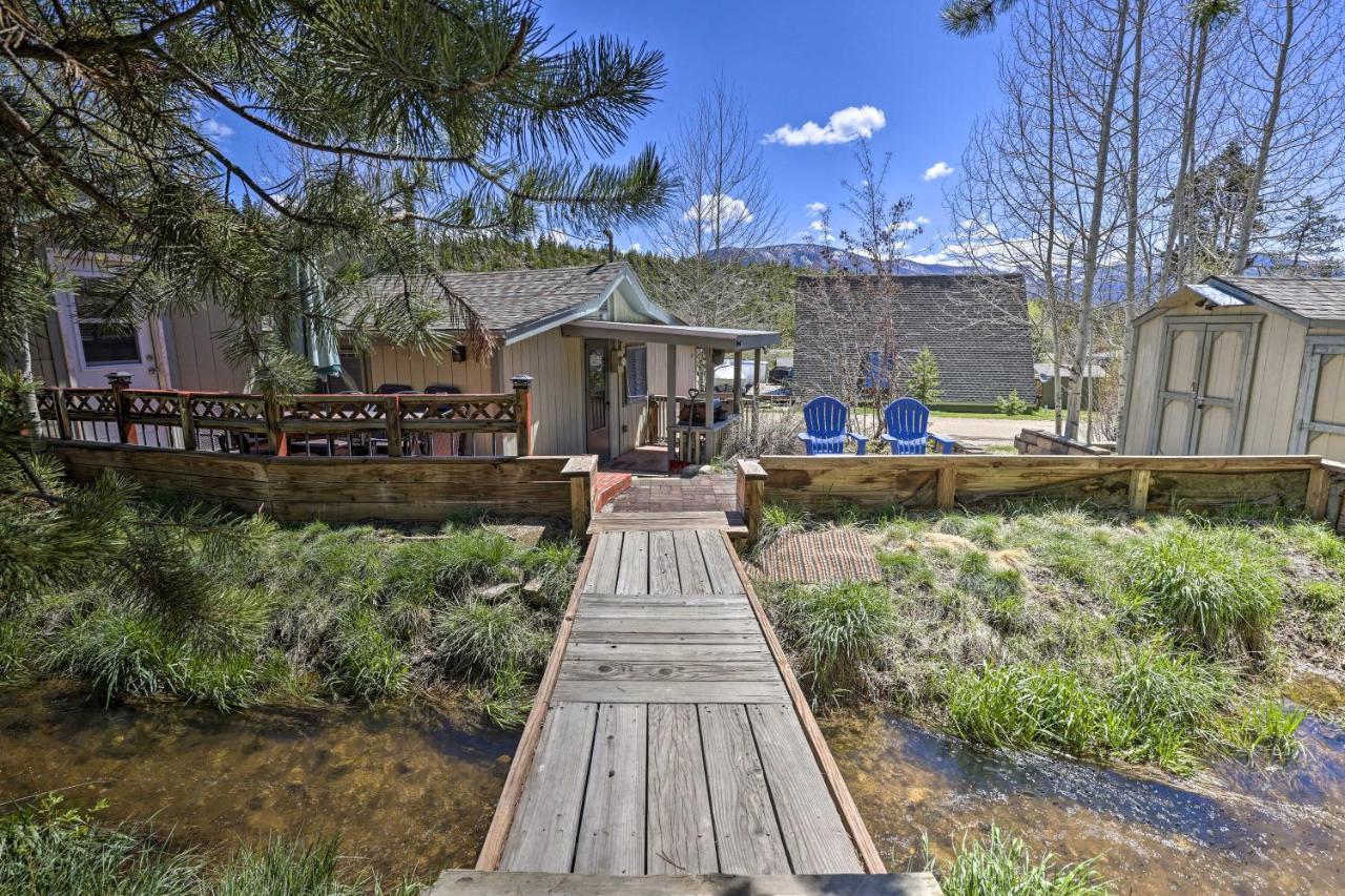 Grand Lake Home Fireplace, Deck And Mountain Views 外观 照片