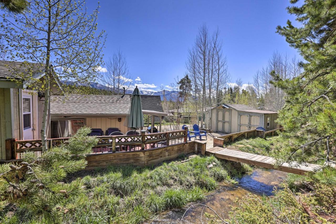Grand Lake Home Fireplace, Deck And Mountain Views 外观 照片